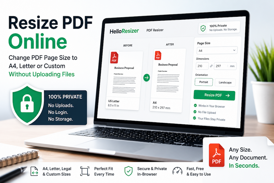 Resize PDF Online